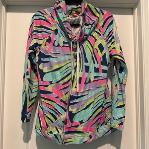 GUC Colorful Patterned Lilly Pulitzer Zip-Up Jacket
